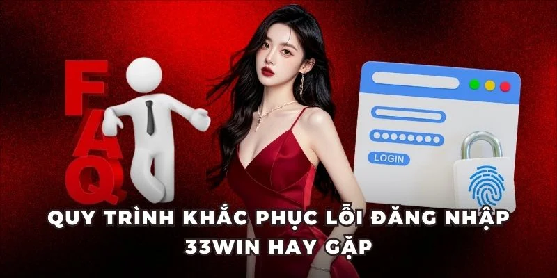 Quy trình khắc phục lỗi đăng nhập 33WIN hay gặp